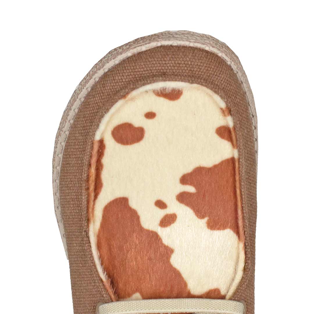 Roper Women's Hair-On-Hide Slip-On Shoes