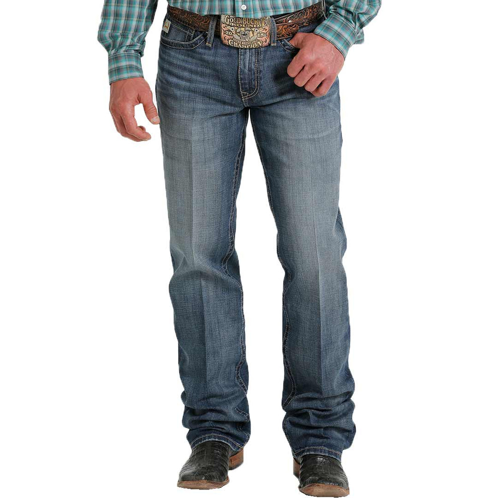 Cinch Men's Grant Mid Rise Relaxed Fit Bootcut Jeans