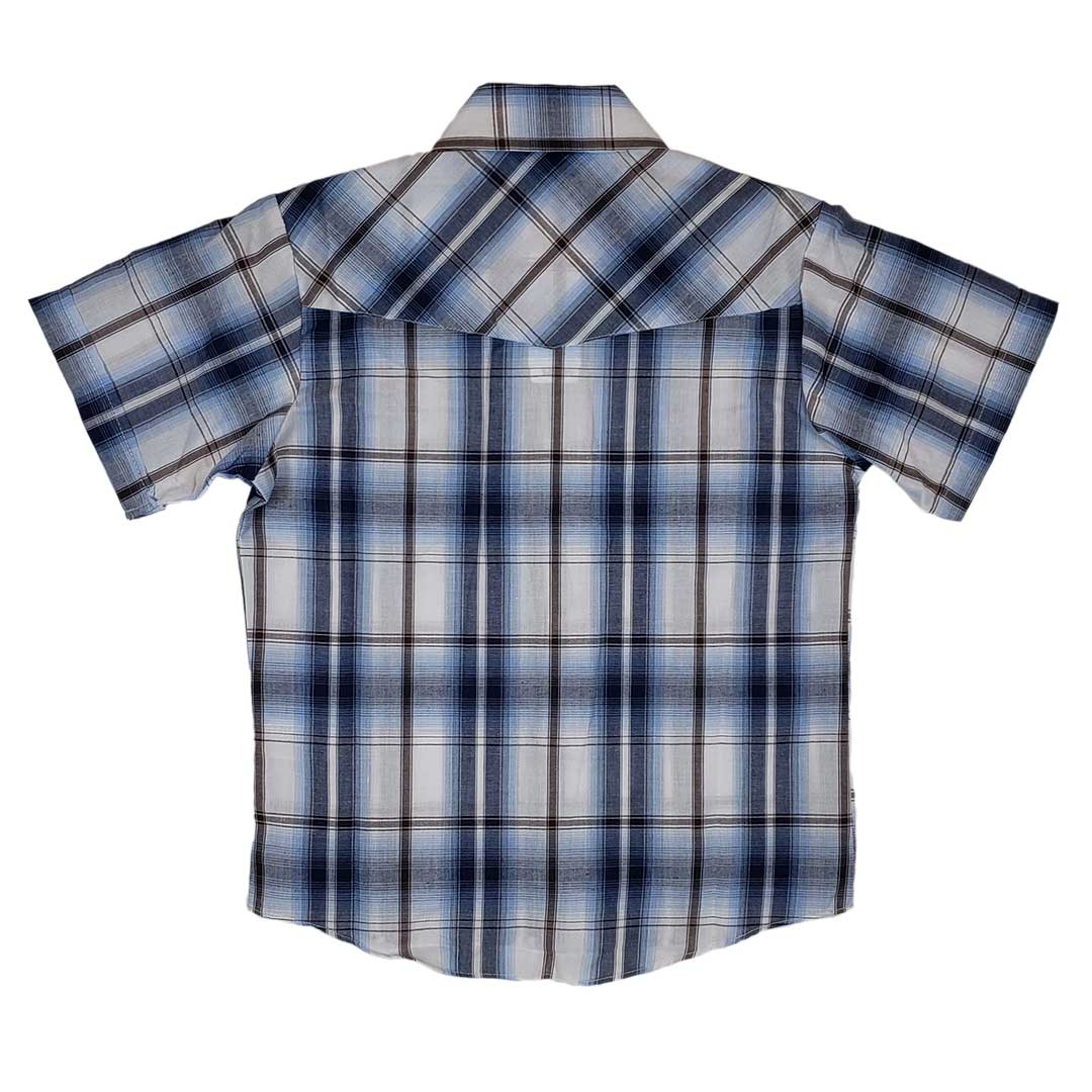 Ely Cattleman Boy's Plaid Short Sleeve Shirt
