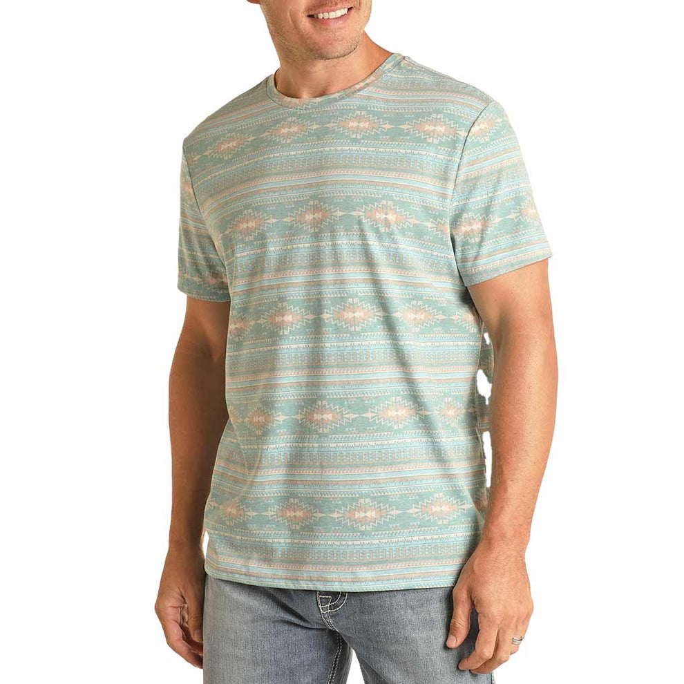 Dale Brisby Men's Aztec Print T-Shirt
