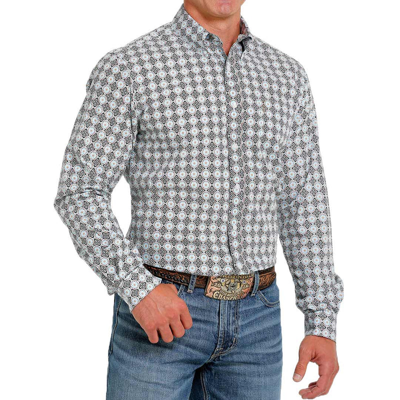 Cinch Men's Medallion Button-Down Shirt