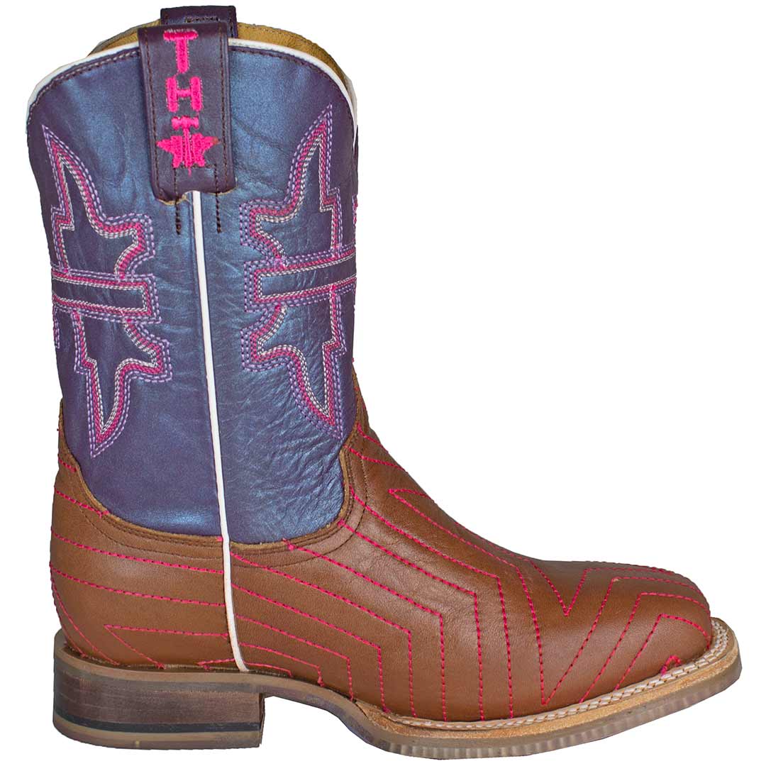 Tin Haul Girls' Unicorn Sole Cowgirl Boots