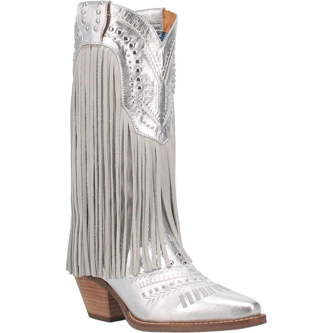 Dingo Women's Gypsy Metallic Leather Cowgirl Boots