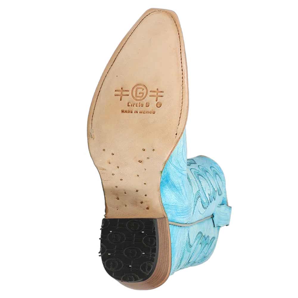 Circle G Women's  Brushstroke Snip Toe Cowgirl Boots