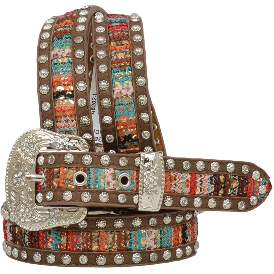 Angel Ranch Girl's Fabric Inlay Belt
