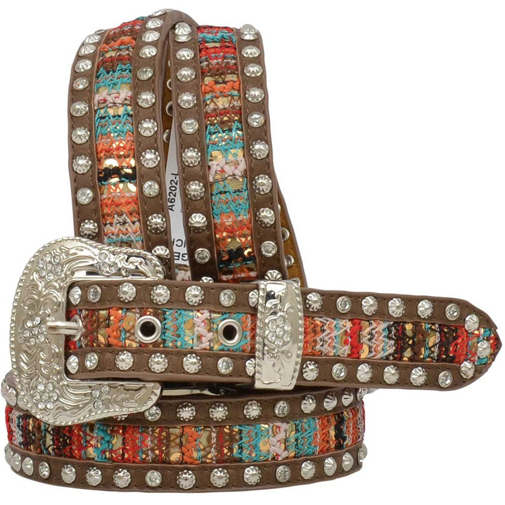 Angel Ranch Girl's Fabric Inlay Belt