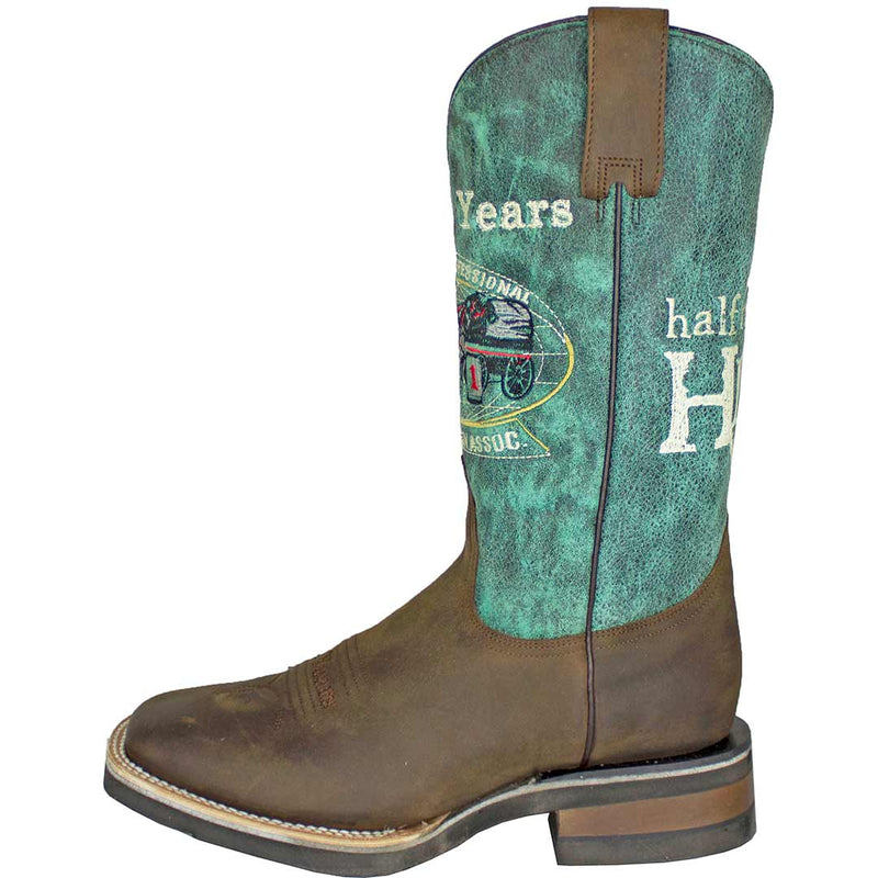 Roper Men's 100 Years of Chuckwagons Square Toe Cowboy Boots
