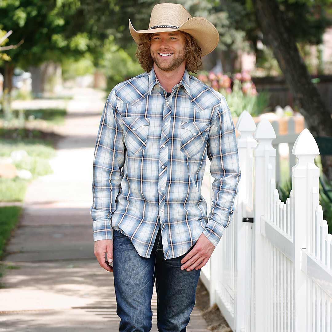 Tin Haul Men's Plaid Snap Shirt