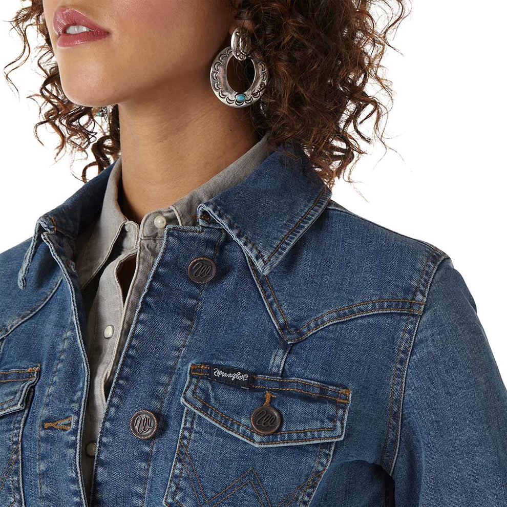 Wrangler Women's Classic Fit Jean Jacket