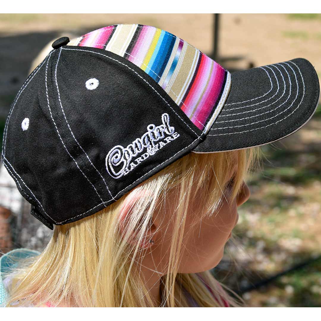 Cowgirl Hardware Toddler Girls' Serape Stripe Cap