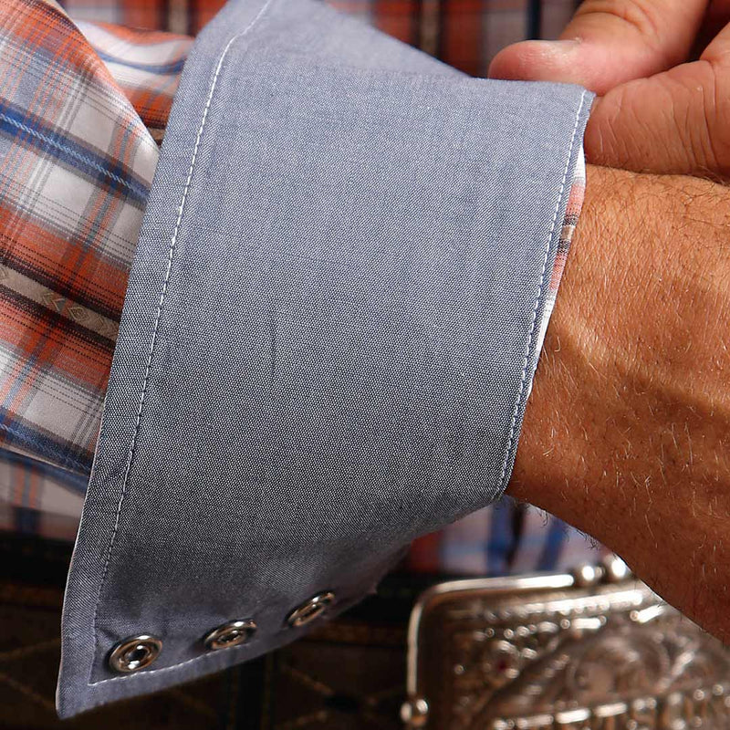 Stetson Men's Plaid Print Snap Shirt