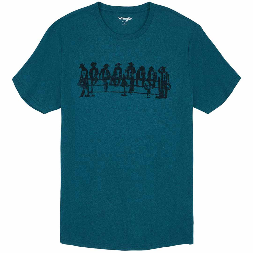 Wrangler Men's Cowboy Fence Graphic T-shirt