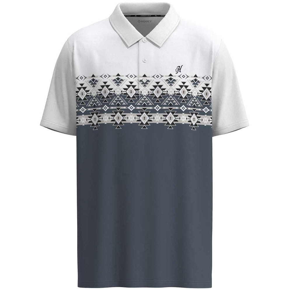 Hooey Brands Men's Border Print Weekender Polo