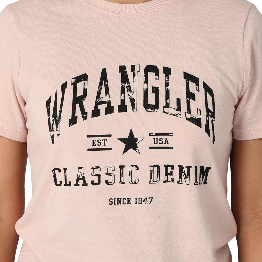 Wrangler Women's Retro Text Logo Graphic T-Shirt