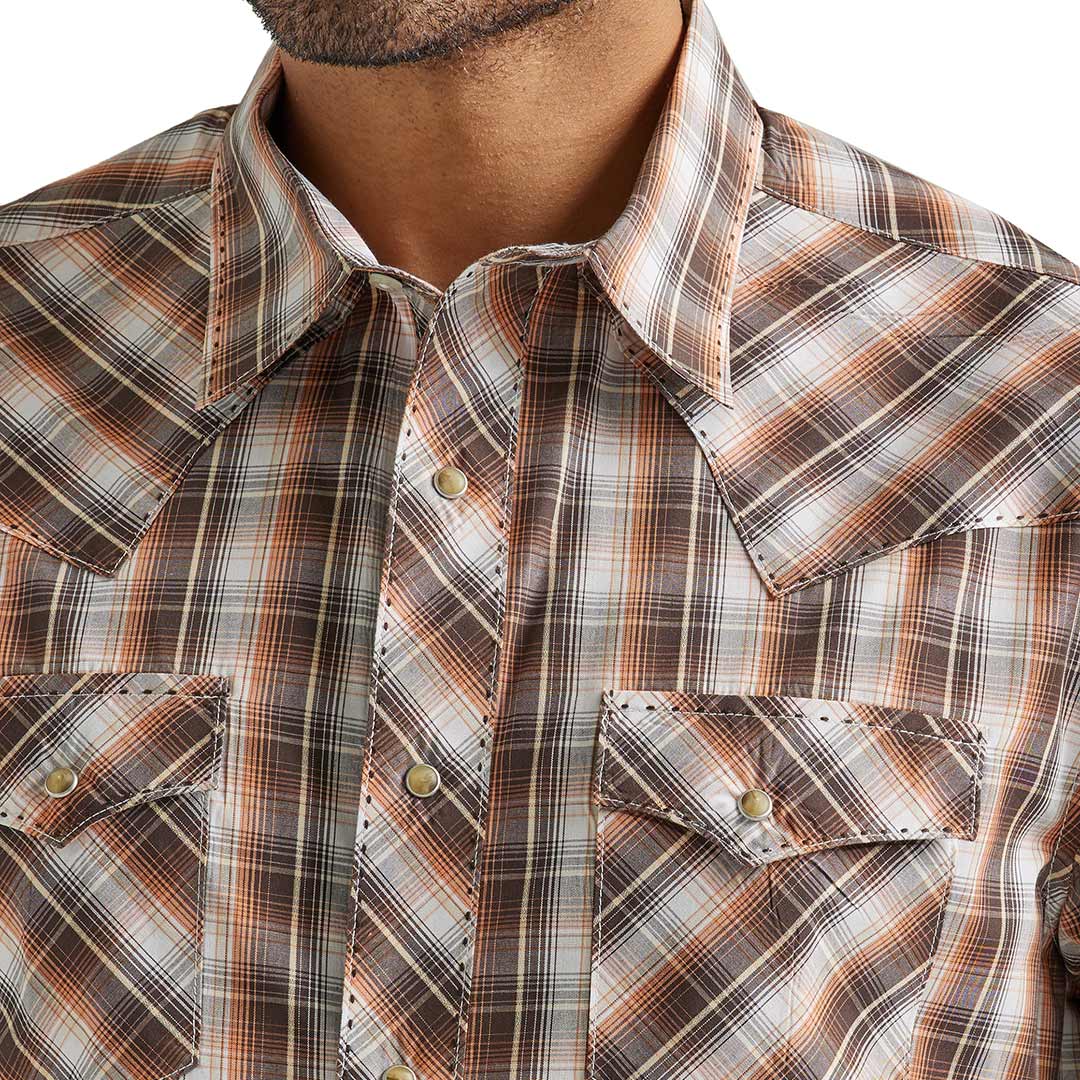 Wrangler Men's Fashion Plaid Snap Shirt