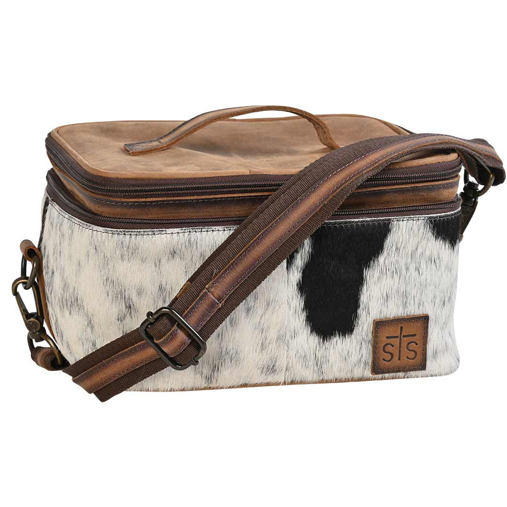 STS Ranchwear Cowhide Glamour Makeup Organizer