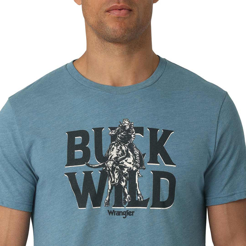 Wrangler Men's Buck Wild Graphic T-Shirt