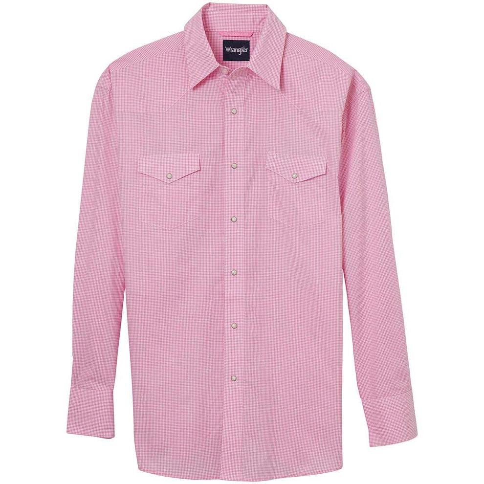 Wrangler Men's Bucking Cancer Button-Down Shirt