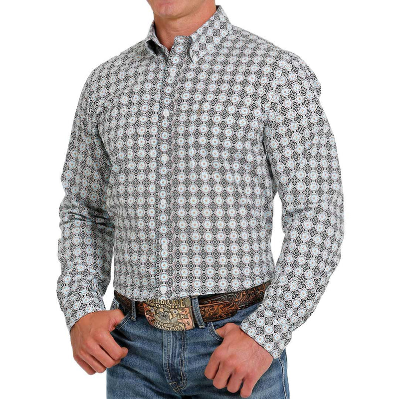 Cinch Men's Medallion Button-Down Shirt