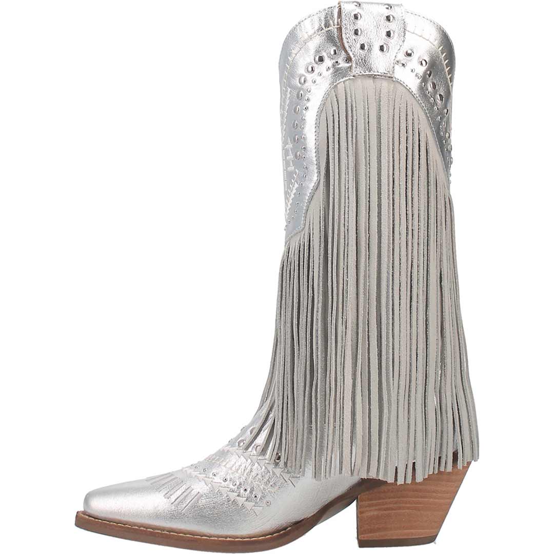 Dingo Women's Gypsy Metallic Leather Cowgirl Boots