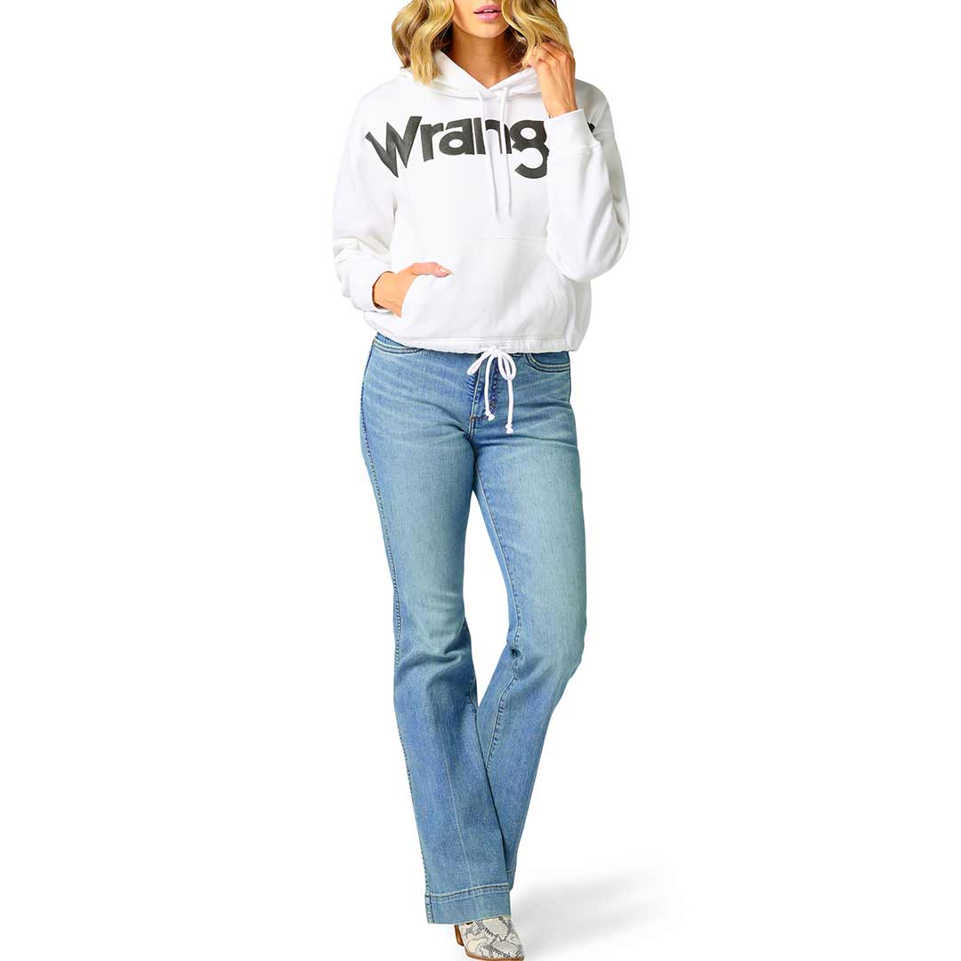 Wrangler Women's Retro Logo Cinched Hoodie