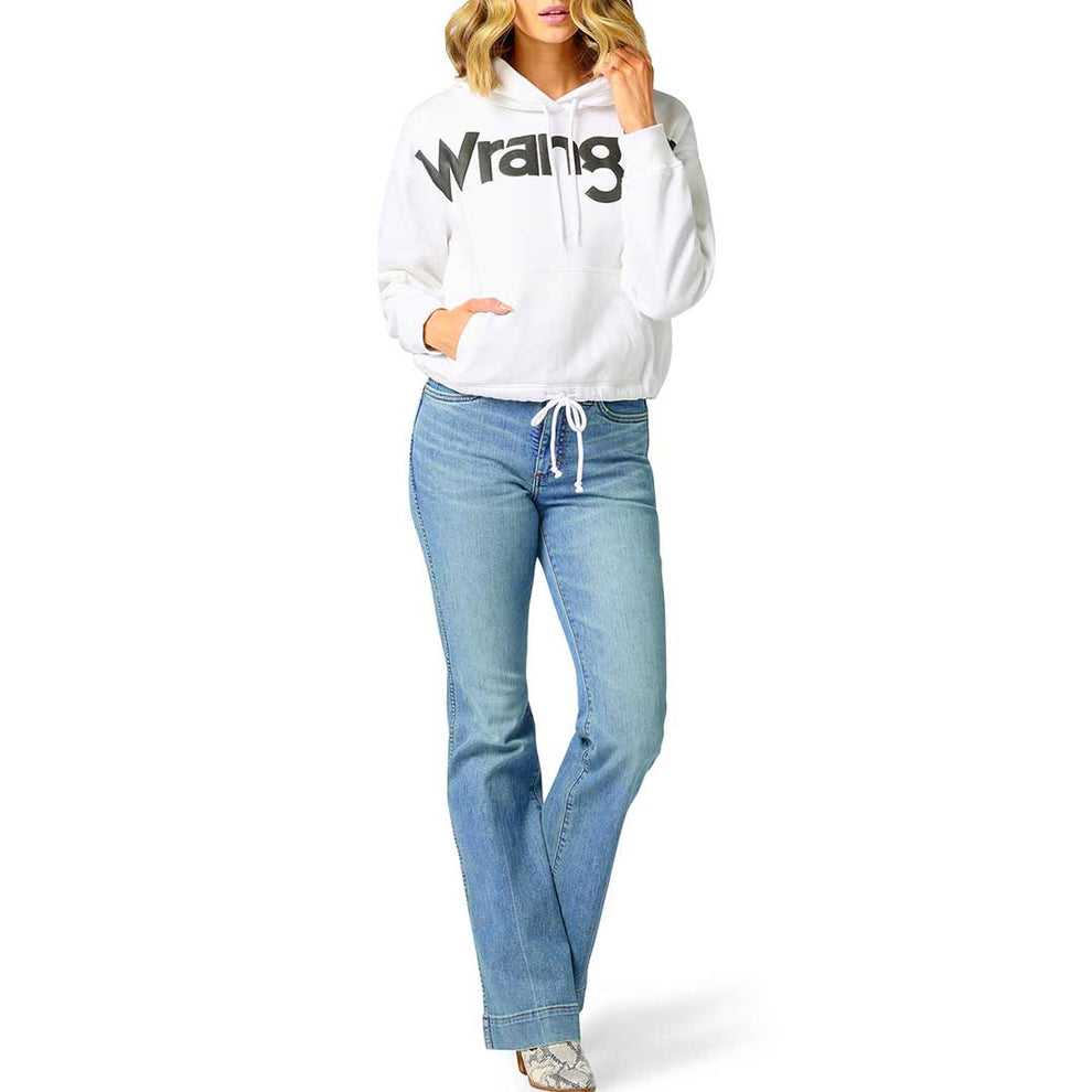 Wrangler Women's Retro Logo Cinched Hoodie