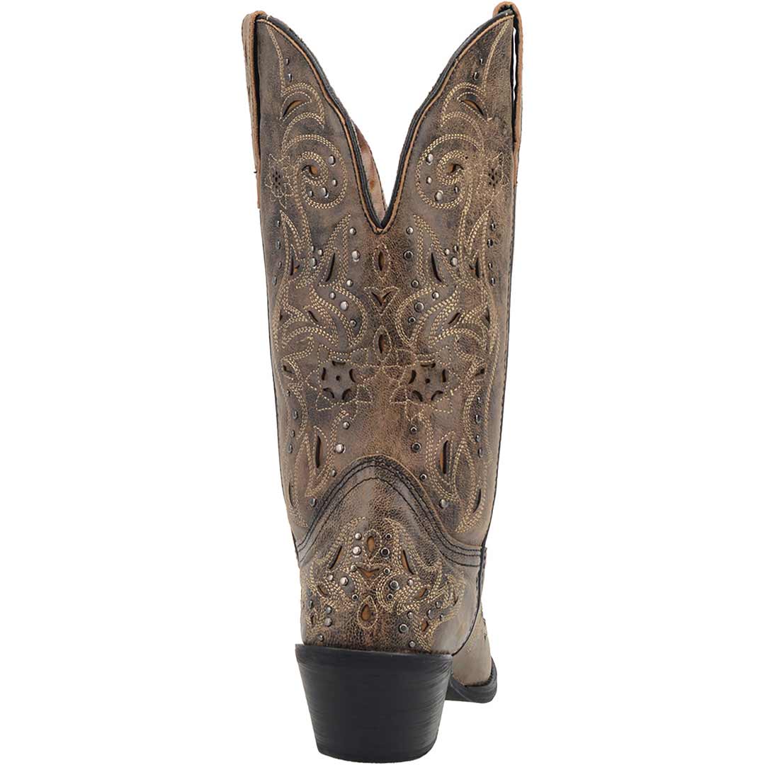 Laredo Women's Vanessa Wide Calf Leather Cowgirl Boots