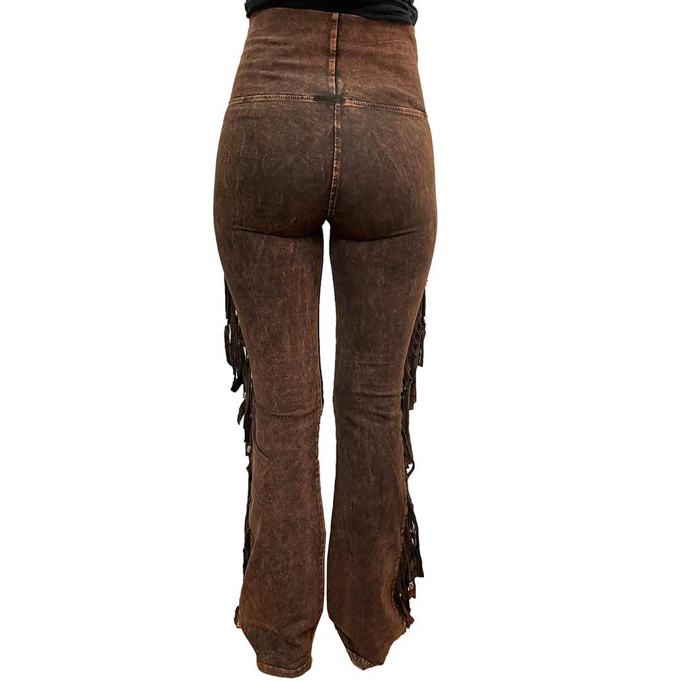 Pat Dahnke Women's Fringe and Feather Pants