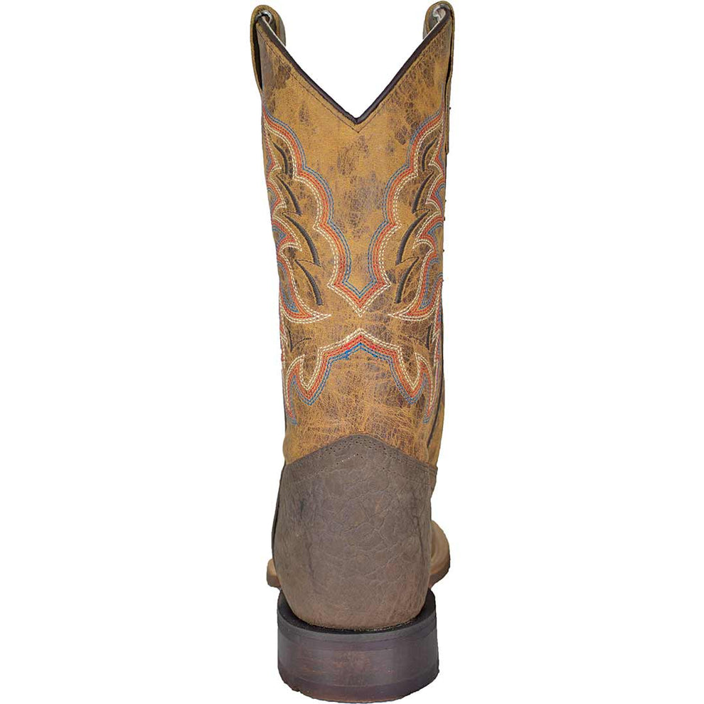 Old West Youth Distressed Vamp Cowboy Boots