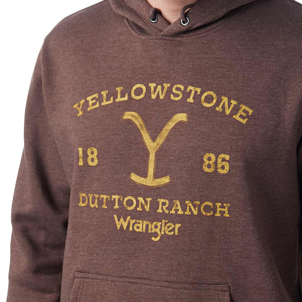 Wrangler X Yellowstone Men's  Dutton Ranch 1886 Hoodie