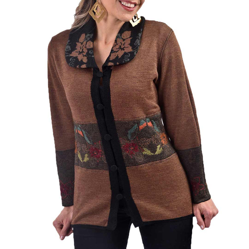 Peruvian Perfection Women's Floral Reversible Blazer