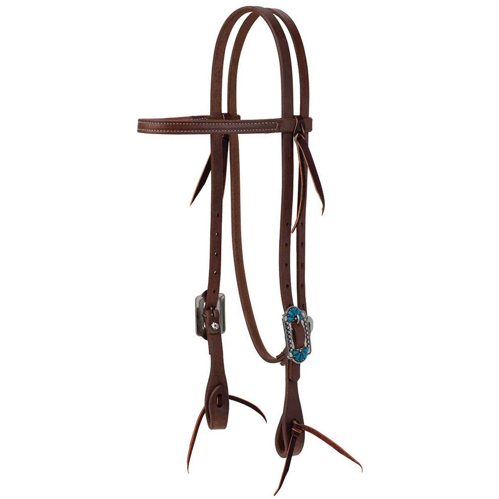 Weaver ProTack Headstall with Flower Hardware