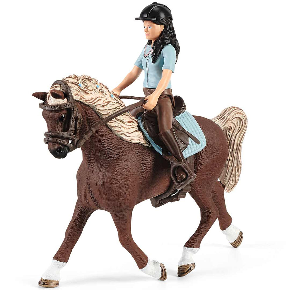 Schleich Washing Area with Horse Club Emily & Luna Toy Set