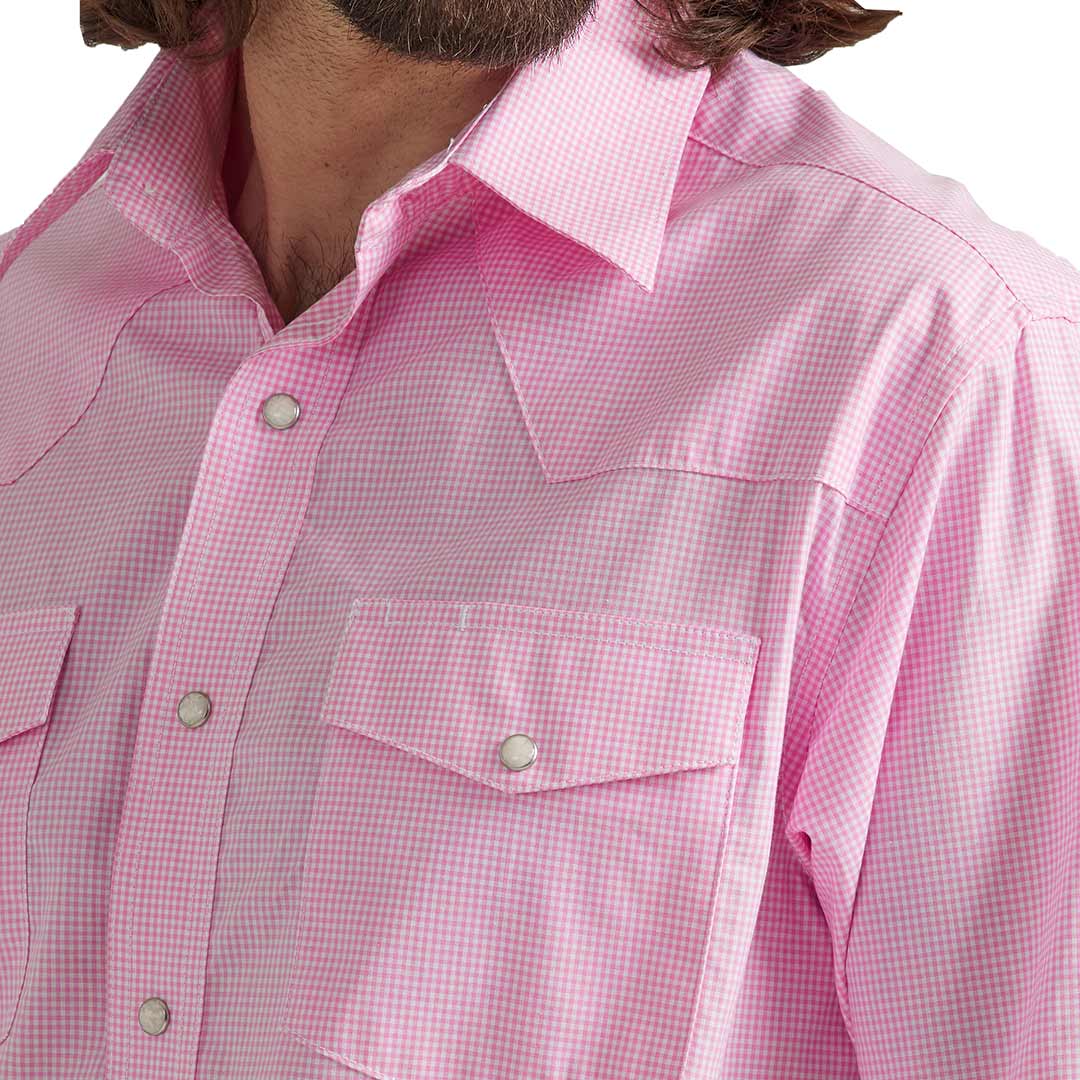 Wrangler Men's Bucking Cancer Button-Down Shirt