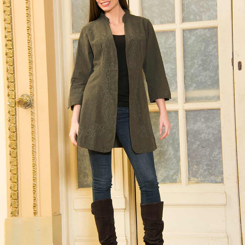 Inca Cotton Women's Open Front Blazer