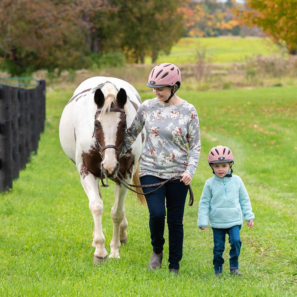 Sportage Equestrian Helmet - Rose Tan