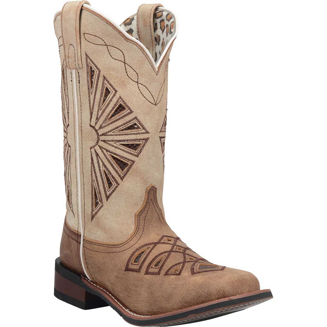 Laredo Women's Symmetrical Design Square Toe Cowgirl Boots