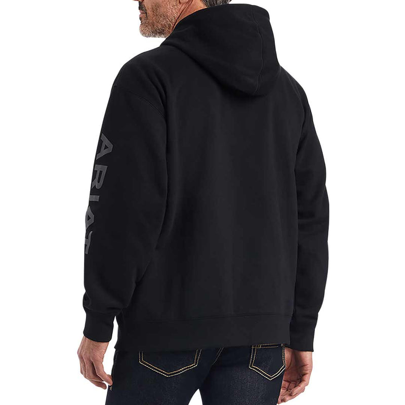 Ariat Men's Logo Sleeve Hoodie