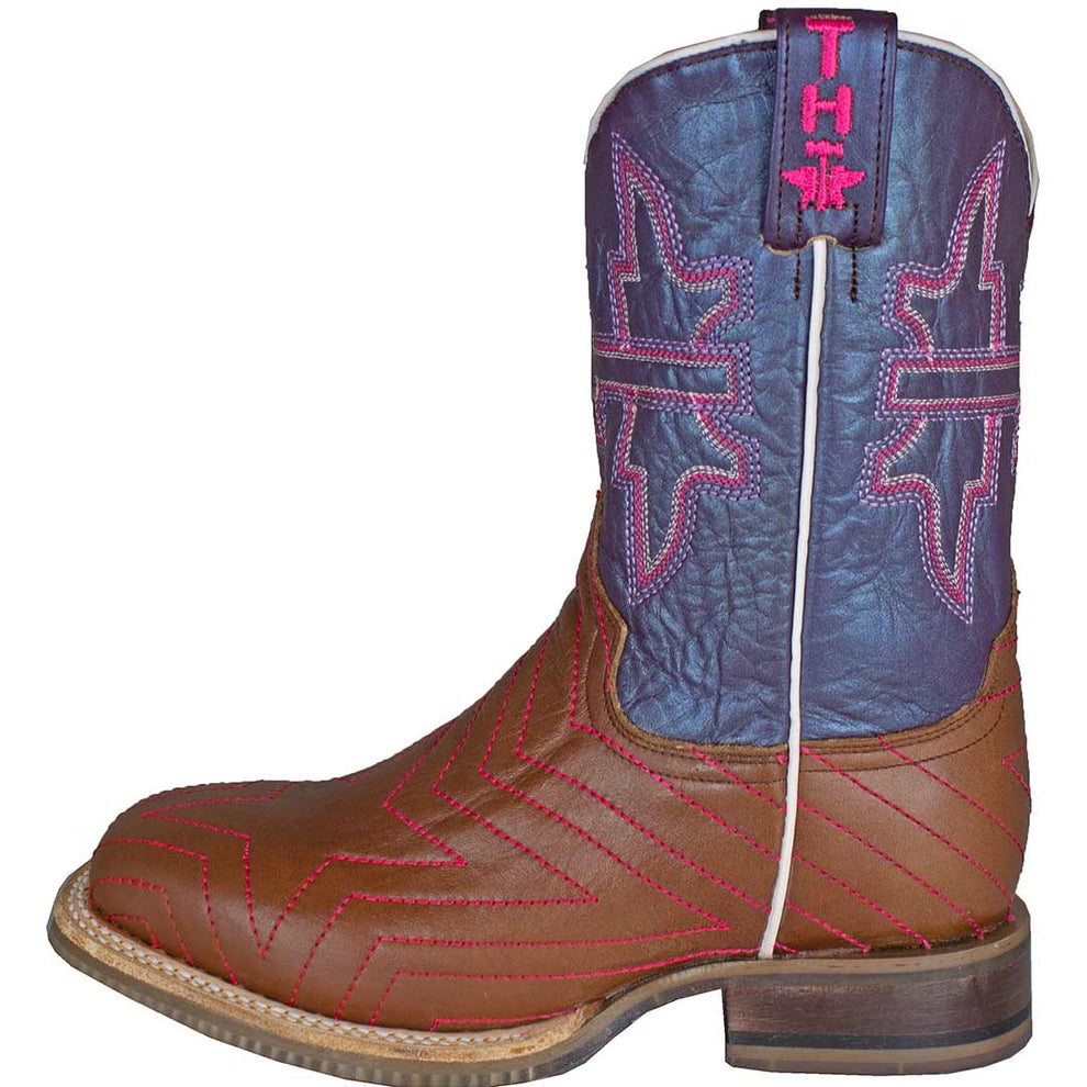 Tin Haul Girls' Unicorn Sole Cowgirl Boots