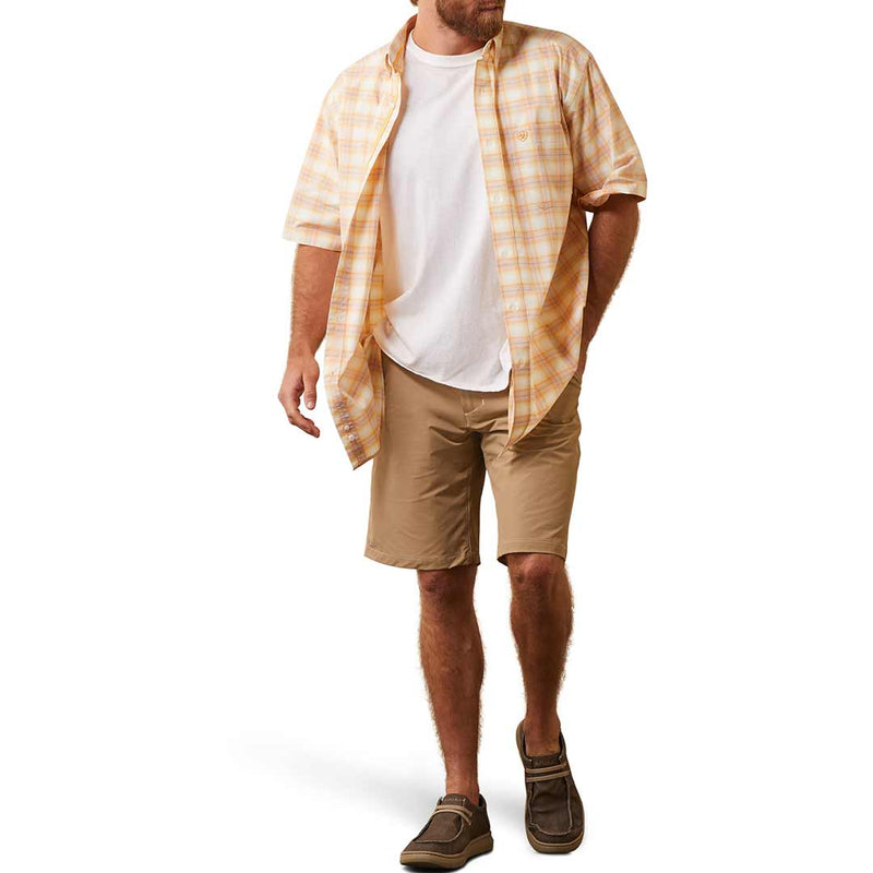 Ariat Men's Pro Series Koa Classic Fit Short Sleeve Button-Down Shirt