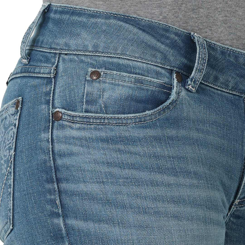 Wrangler Women's Retro Paisley Pocket Bootcut Jeans