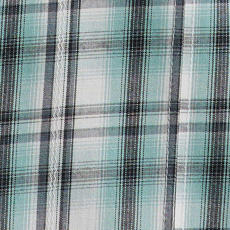 Wrangler Men's Fashion Short Sleeve Plaid Snap Shirt