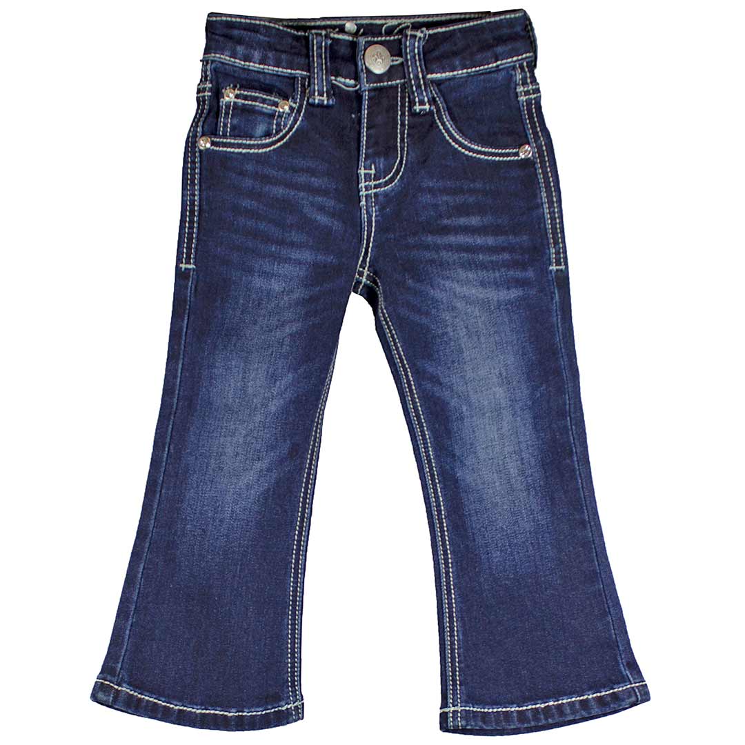 Rodeo Girl Toddler Girls' Aztec Embroidered Bootcut Jeans