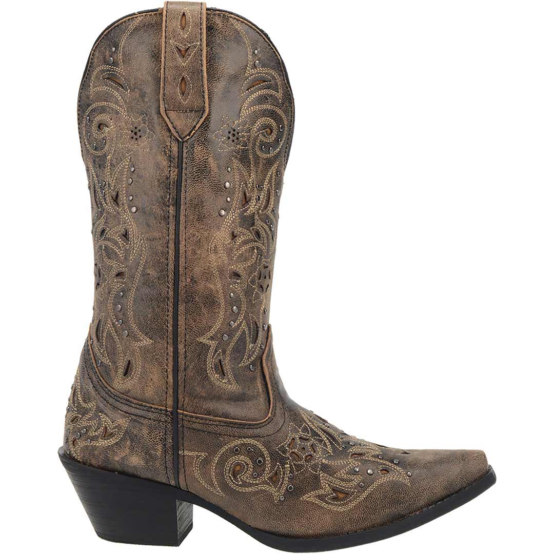 Laredo Women's Vanessa Wide Calf Leather Cowgirl Boots
