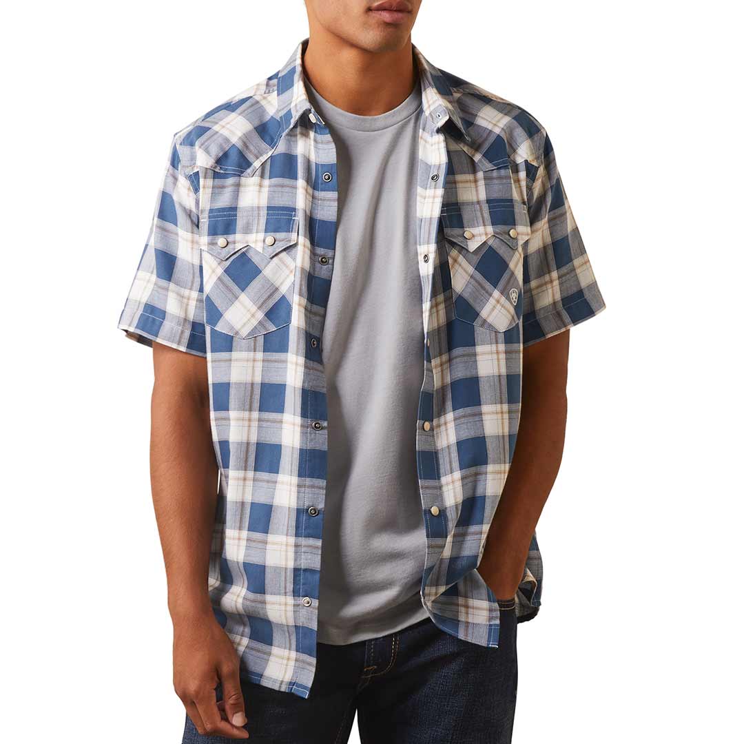 Ariat Men's Hummer Retro Fit Short Sleeve Snap Shirt