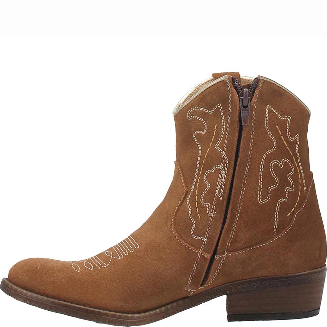 Dingo Women's Daisy Mae Leather Cowgirl Booties