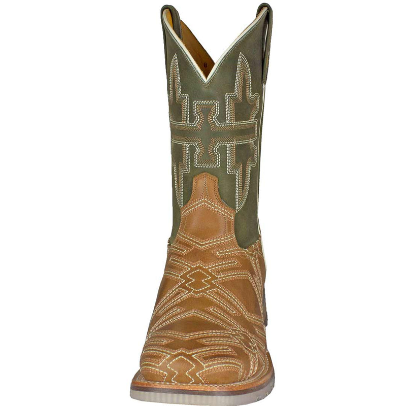 Tin Haul Men's Logo Stitch Cowboy Boots