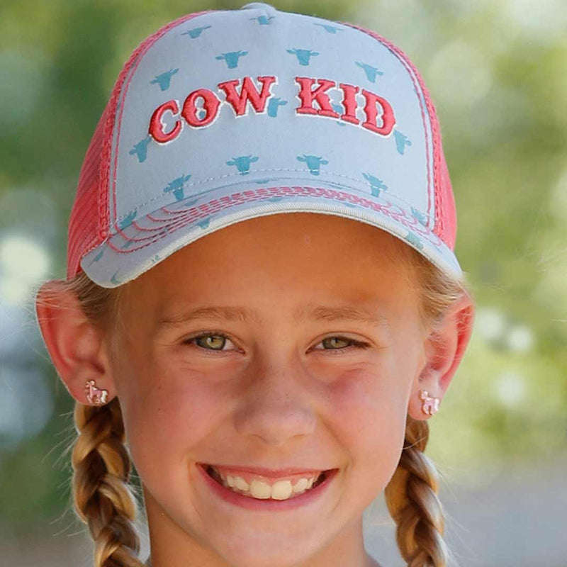 Cruel Denim Girls' Cow Kid Snap Back Cap