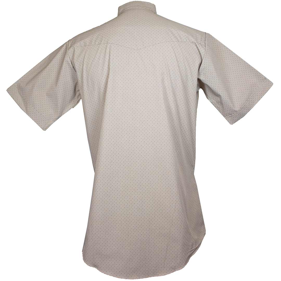 Ely Cattleman Men's Short Sleeve Medallion Print Snap Shirt