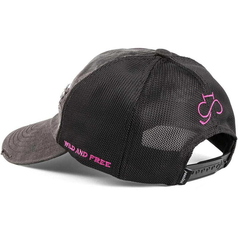 Hayseed Women's Distressed Logo Snap Back Cap